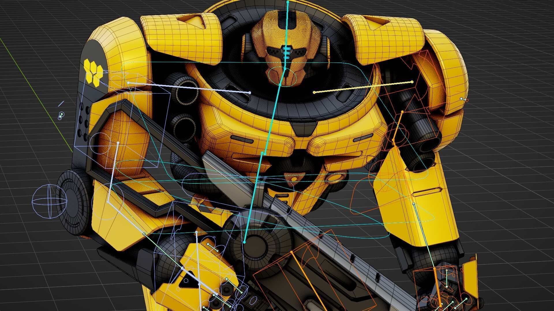 DOOM FIGHTER V-5  Rigged for Unreal Engine - Unity - MIXAMO 3D model_39