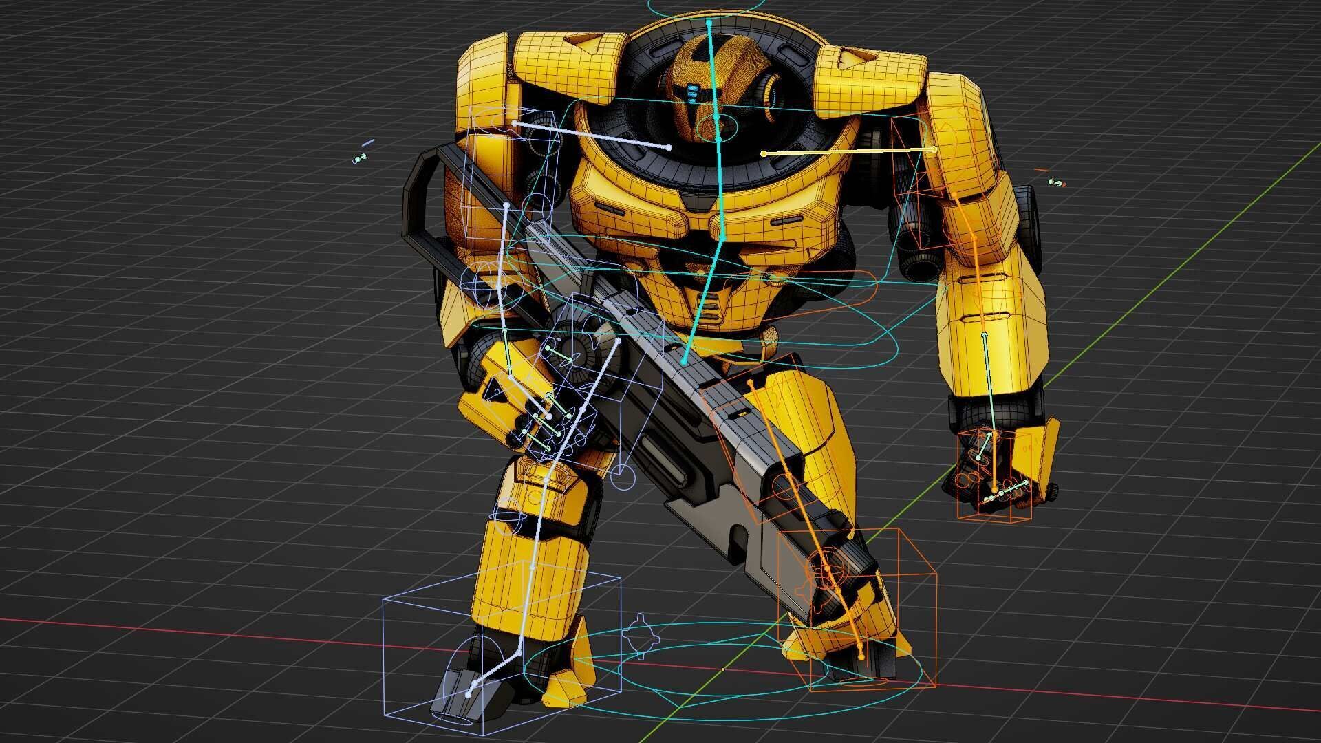 DOOM FIGHTER V-5  Rigged for Unreal Engine - Unity - MIXAMO 3D model_37