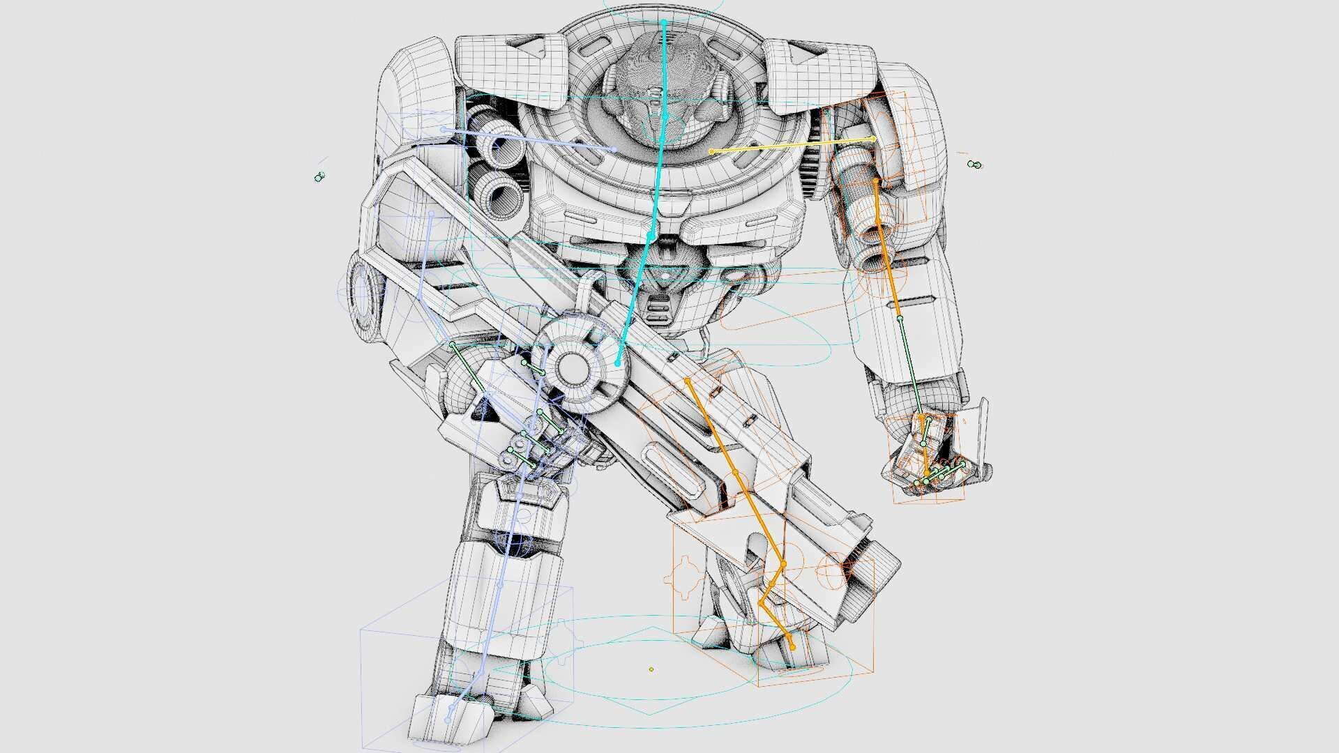 DOOM FIGHTER V-5  Rigged for Unreal Engine - Unity - MIXAMO 3D model_40