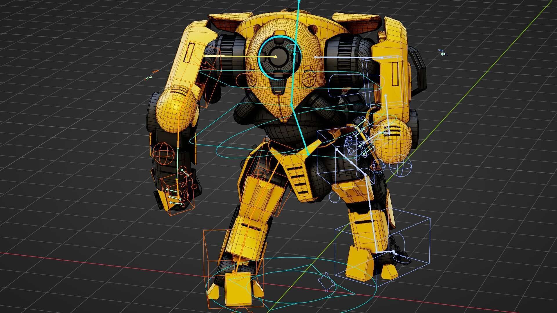 DOOM FIGHTER V-5  Rigged for Unreal Engine - Unity - MIXAMO 3D model_38