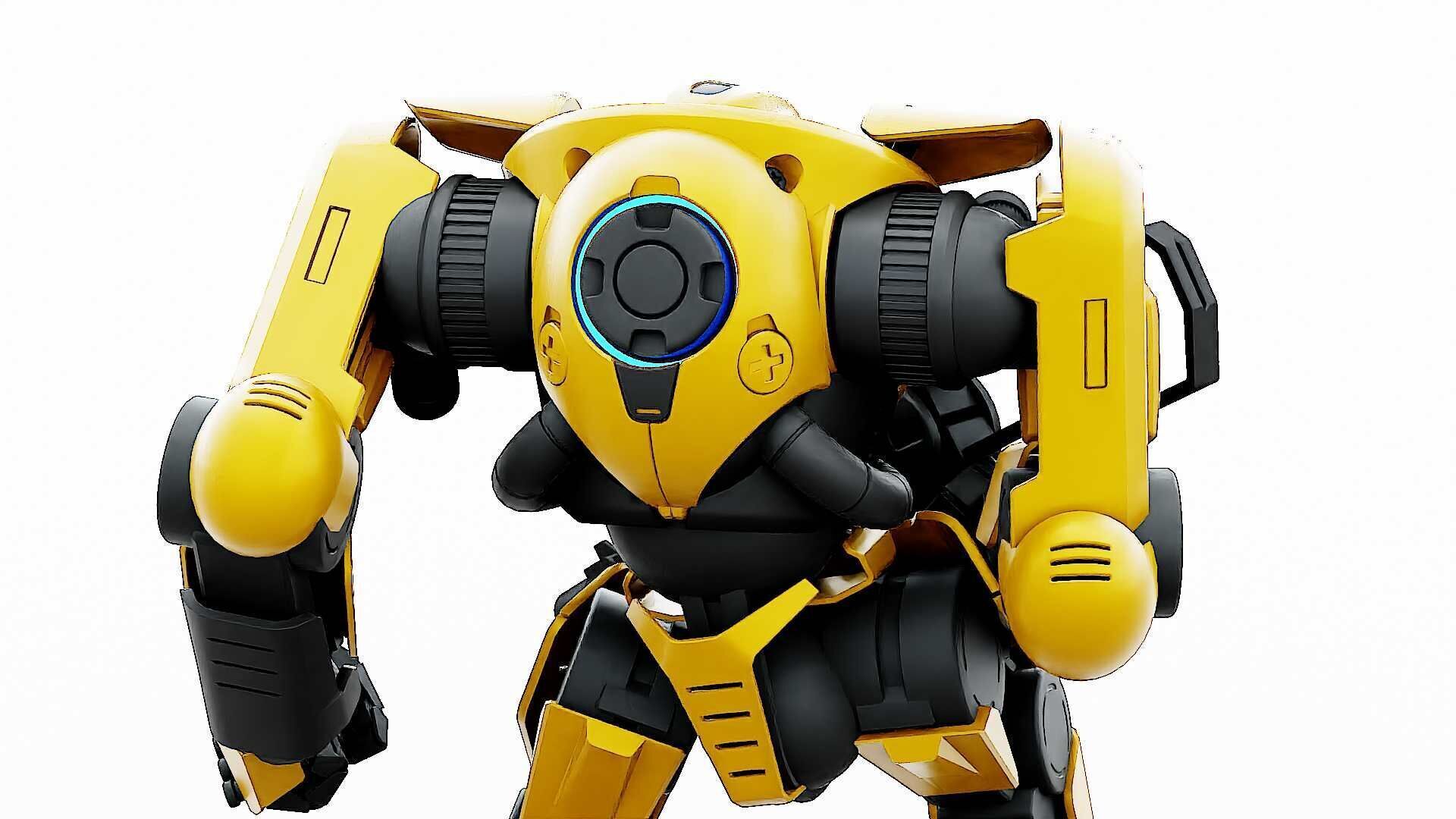 DOOM FIGHTER V-5  Rigged for Unreal Engine - Unity - MIXAMO 3D model_28