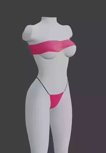 CL - Tube Top and Thong PREMADE