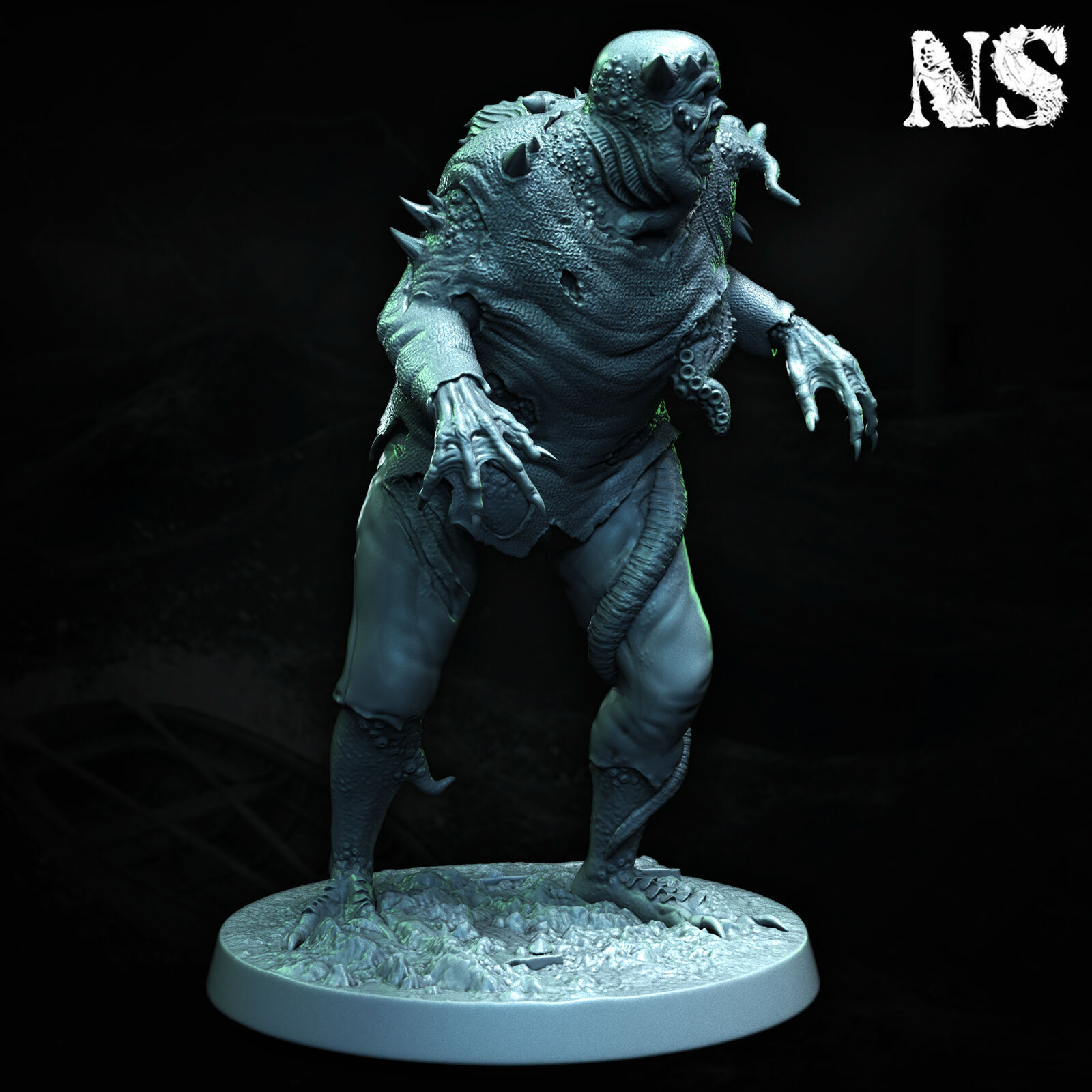 Father Dagon and Deep One Hybrids 3D print model_15