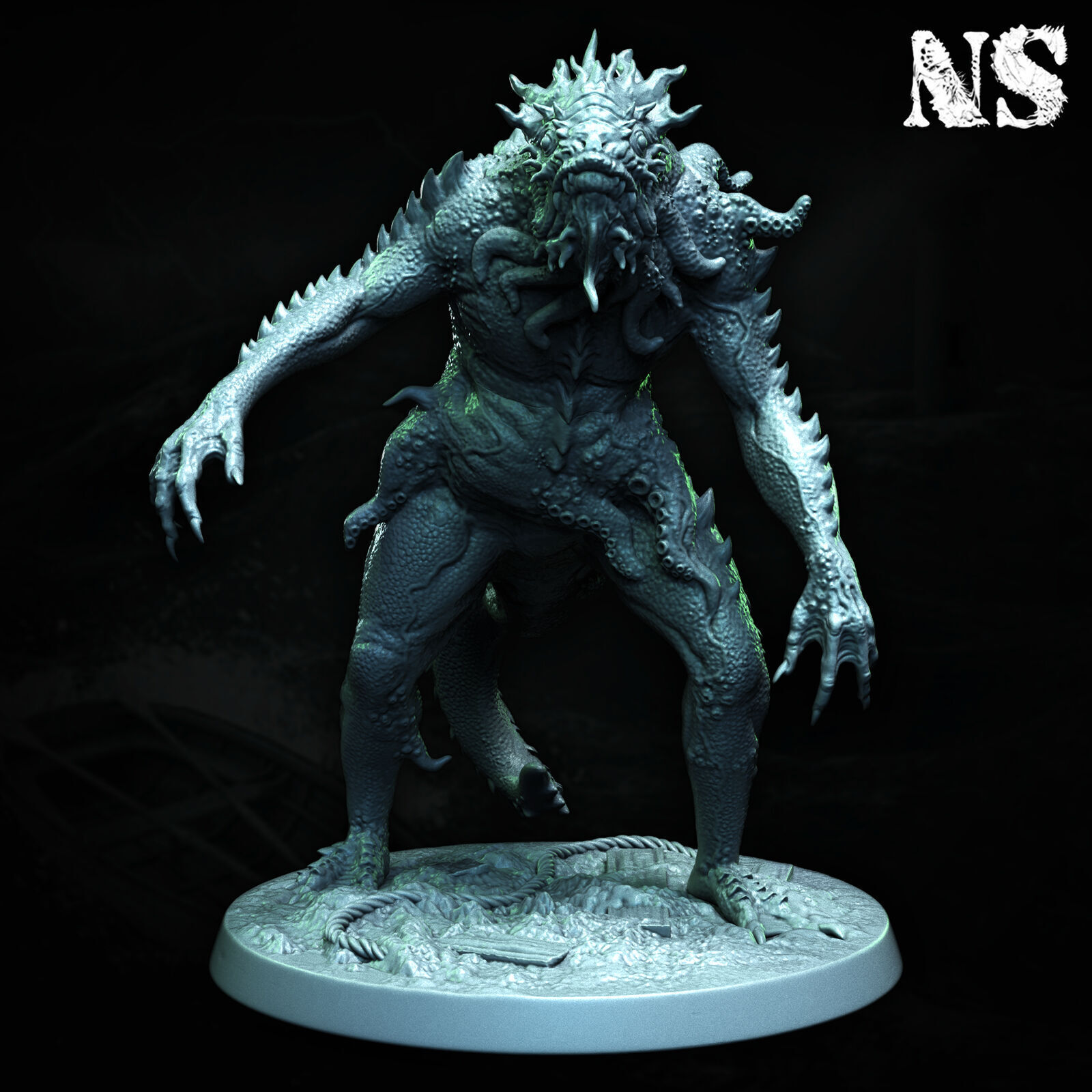 Father Dagon and Deep One Hybrids 3D print model_18