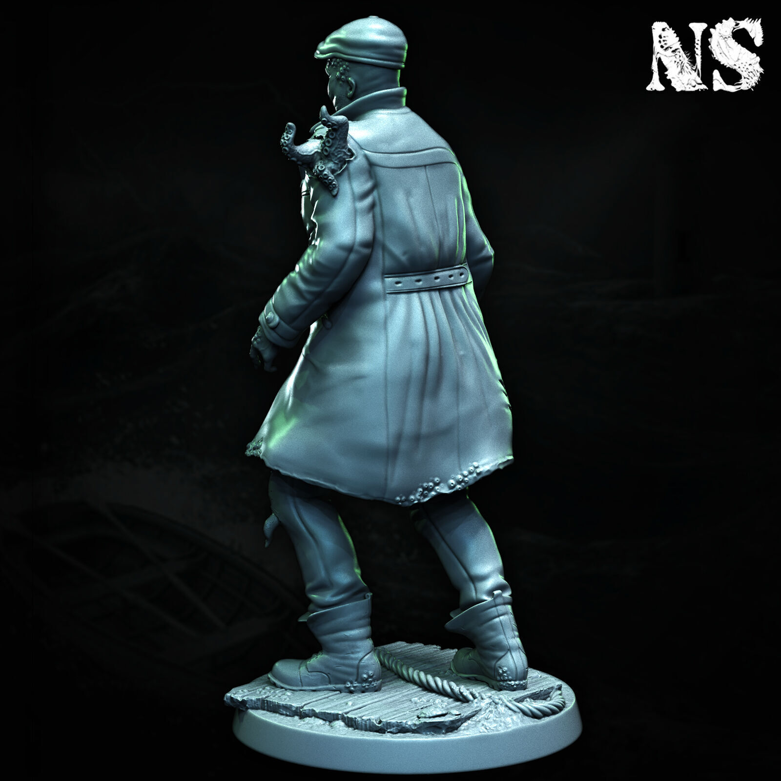 Father Dagon and Deep One Hybrids 3D print model_11