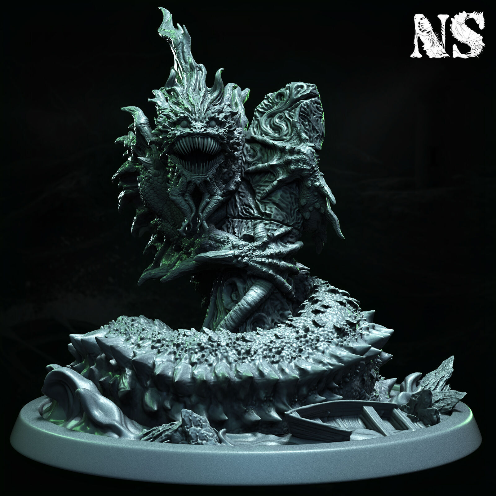 Father Dagon and Deep One Hybrids 3D print model_2
