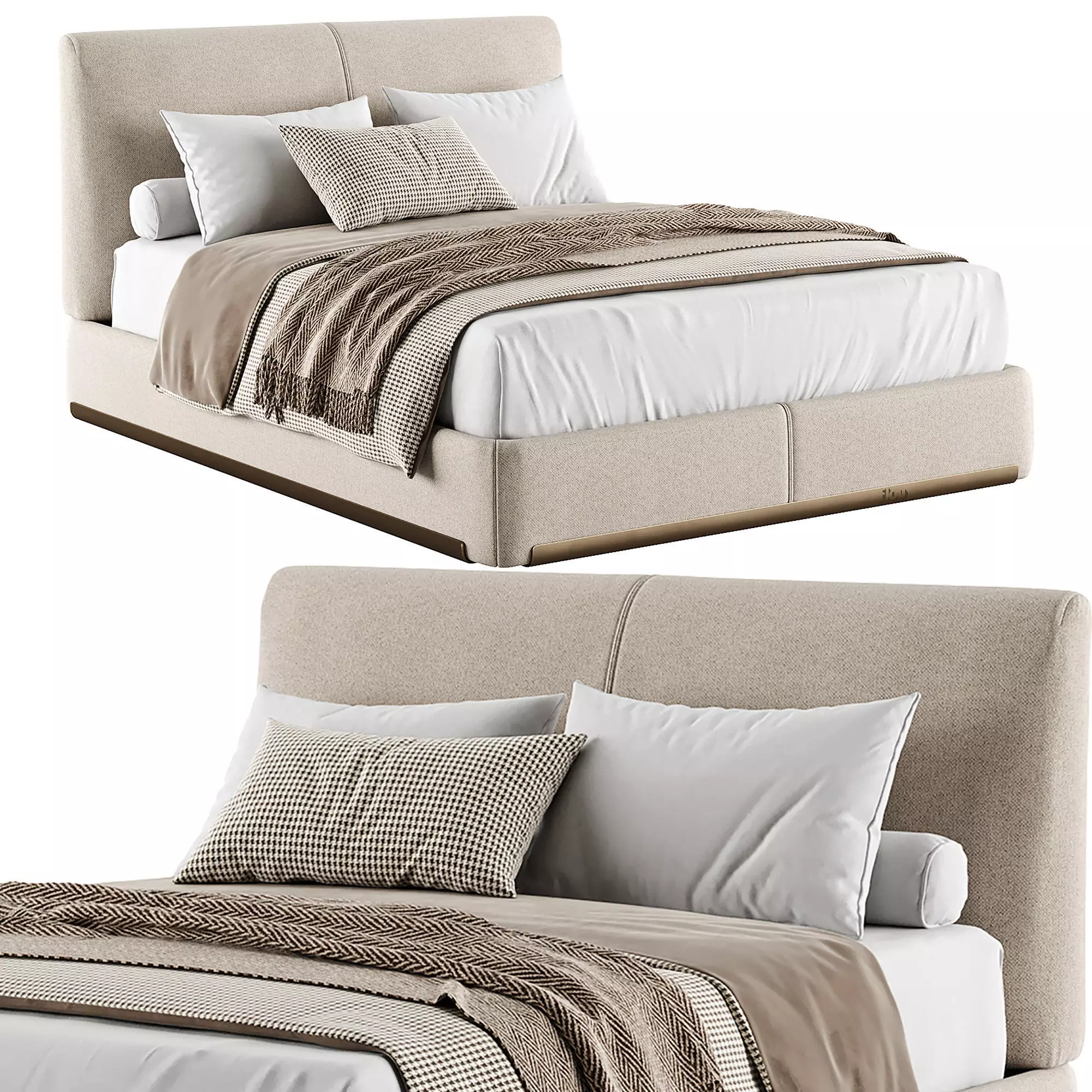 Bed Atelierm 3D model_0