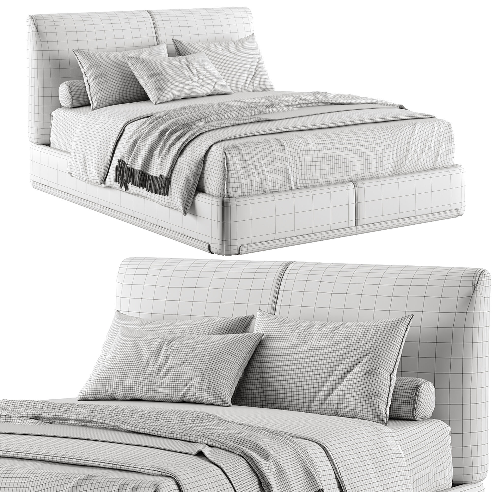 Bed Atelierm 3D model_3