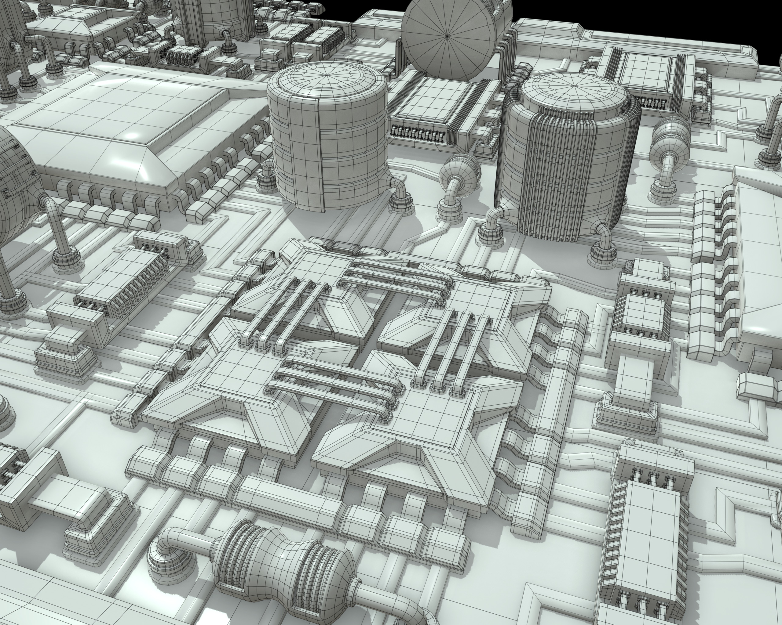 PCB Kitbash 01 3D model_11