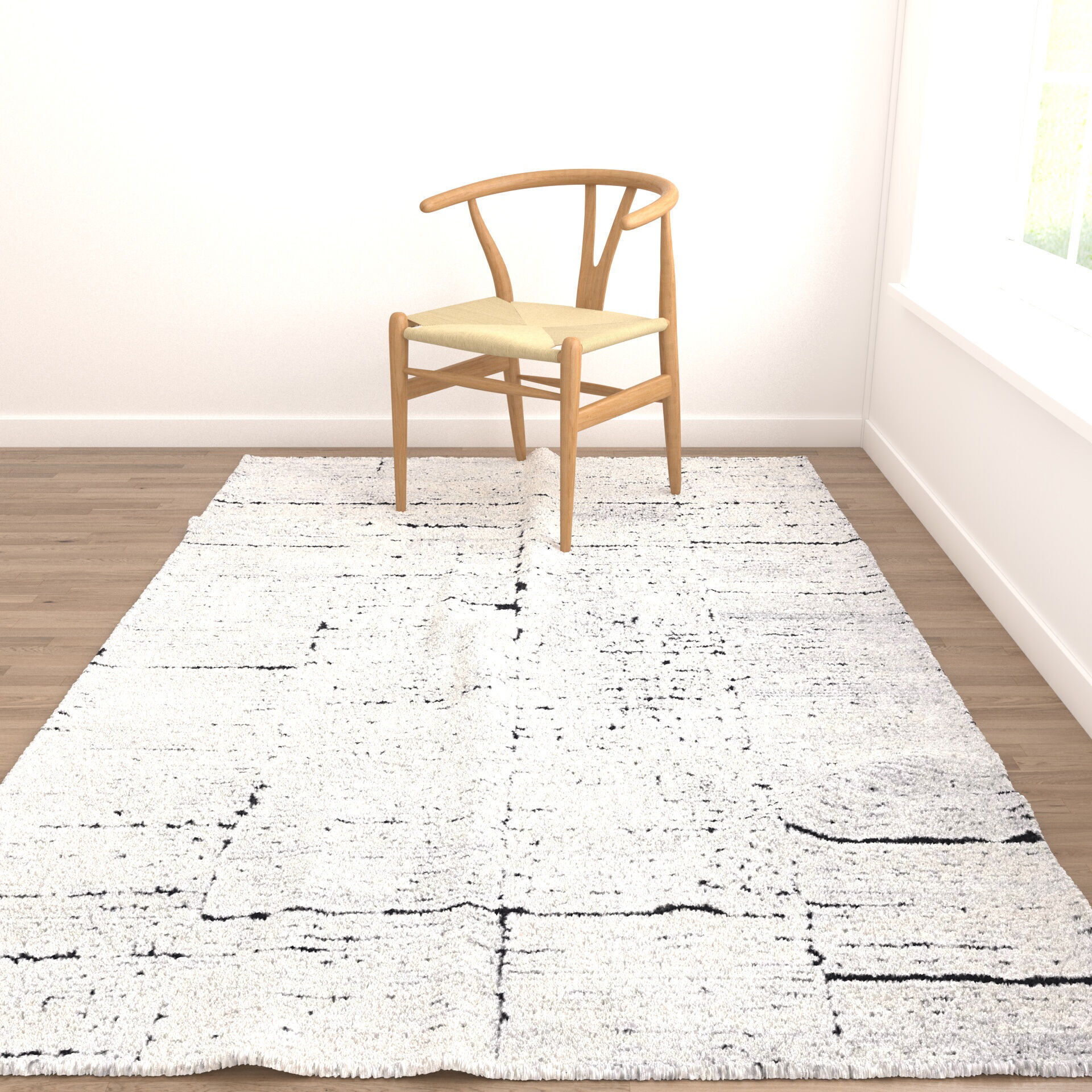Rugs No 1007 Low-poly 3D model_4
