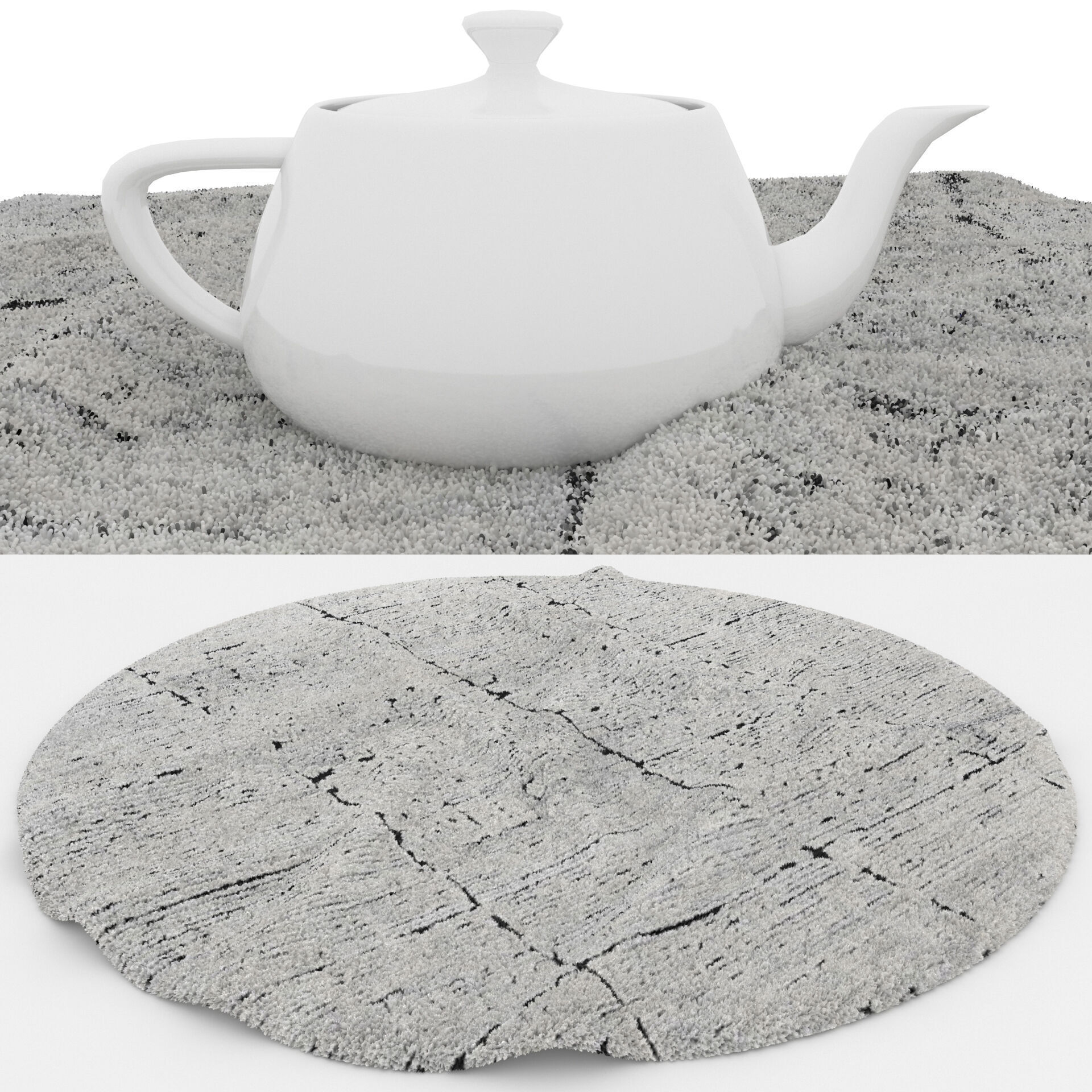 Rugs No 1007 Low-poly 3D model_1