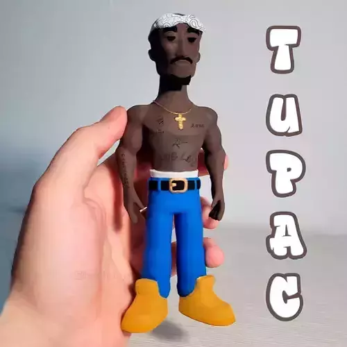 TUPAC SHAKUR VINYL TOY FUNKO GOLD - 2PAC