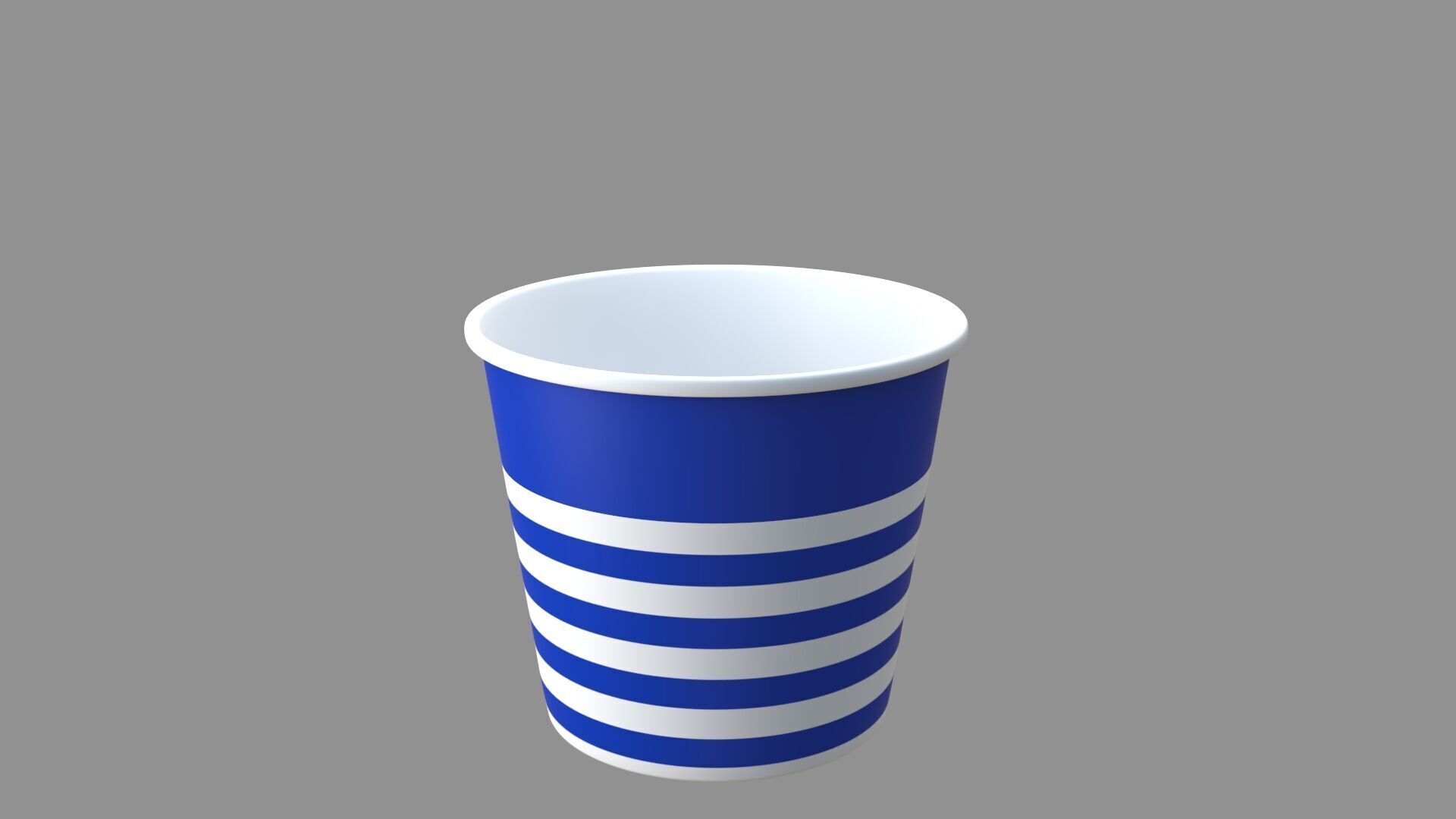 popcorn tub collection of 9 3D model_21