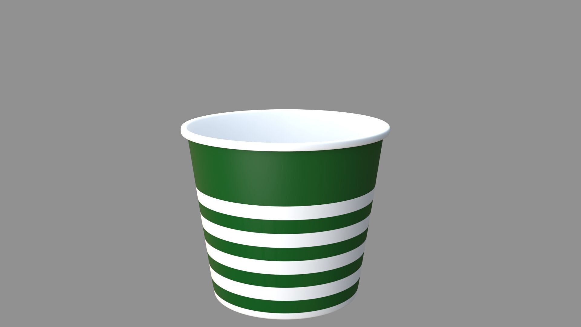 popcorn tub collection of 9 3D model_18
