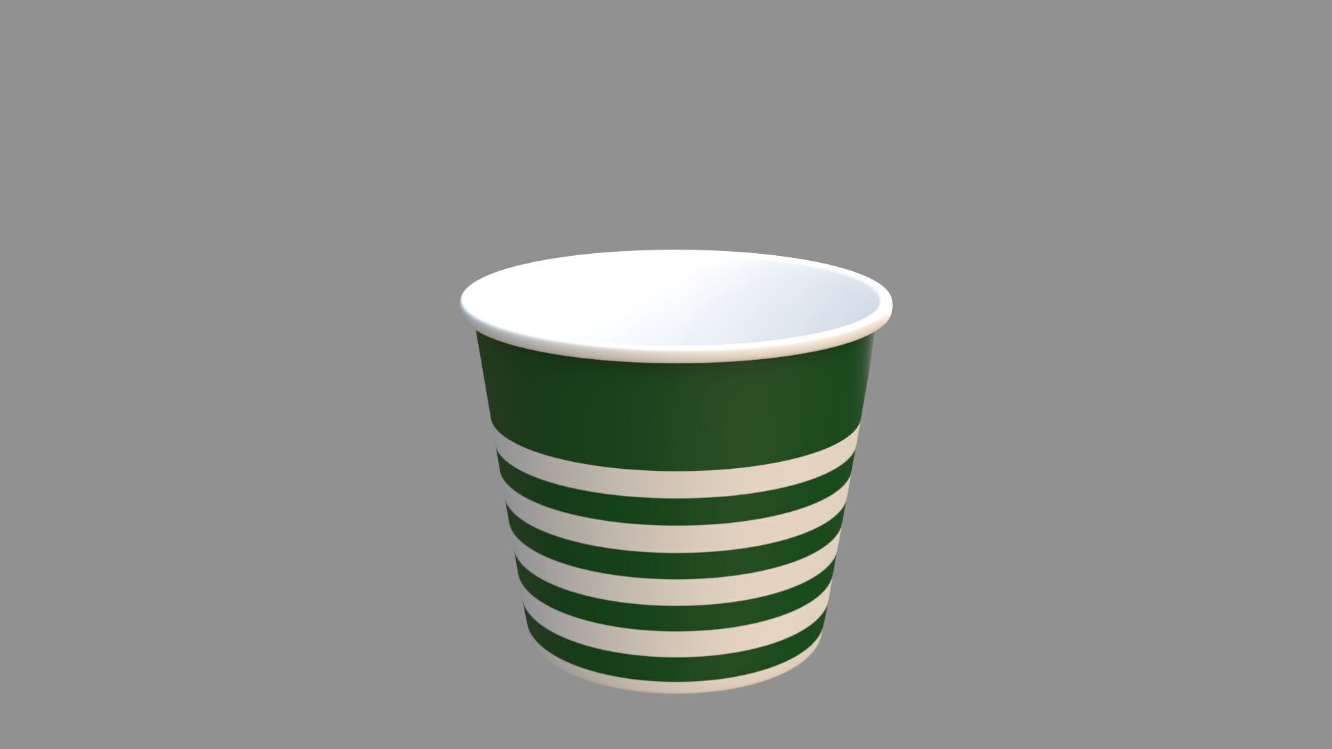 popcorn tub collection of 9 3D model_19