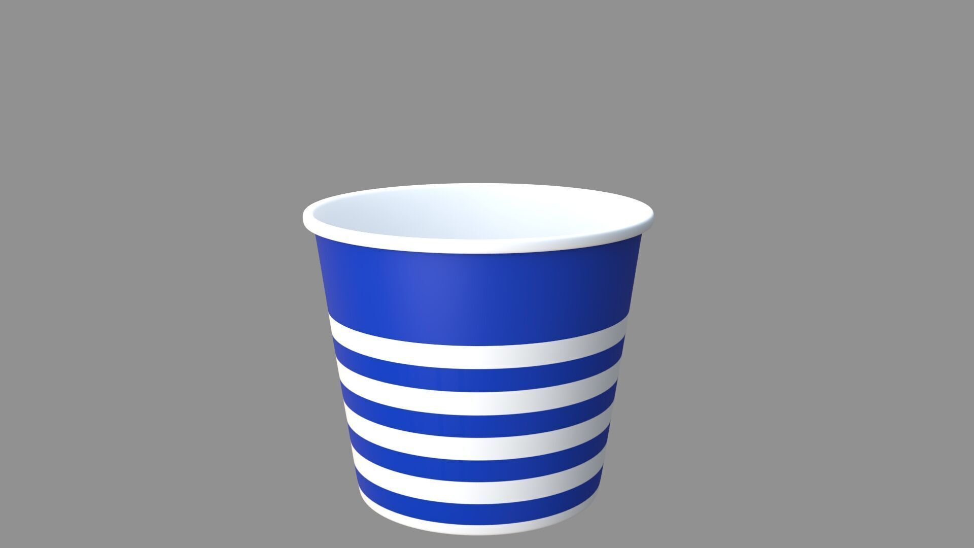 popcorn tub collection of 9 3D model_20