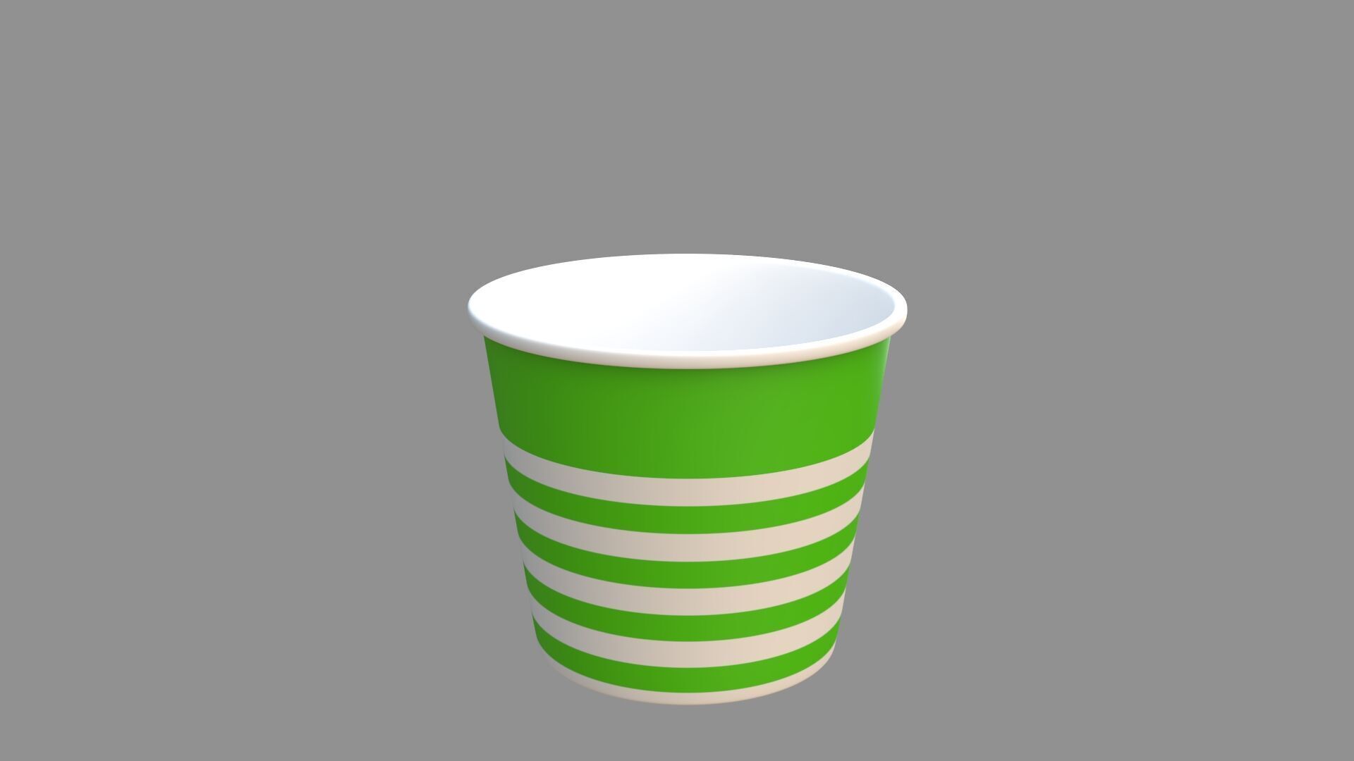 popcorn tub collection of 9 3D model_14