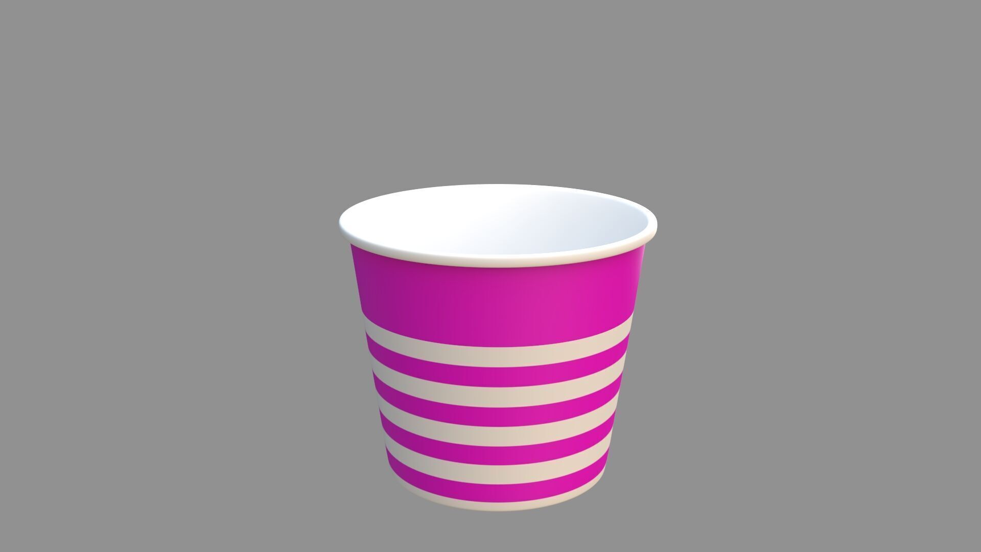 popcorn tub collection of 9 3D model_13