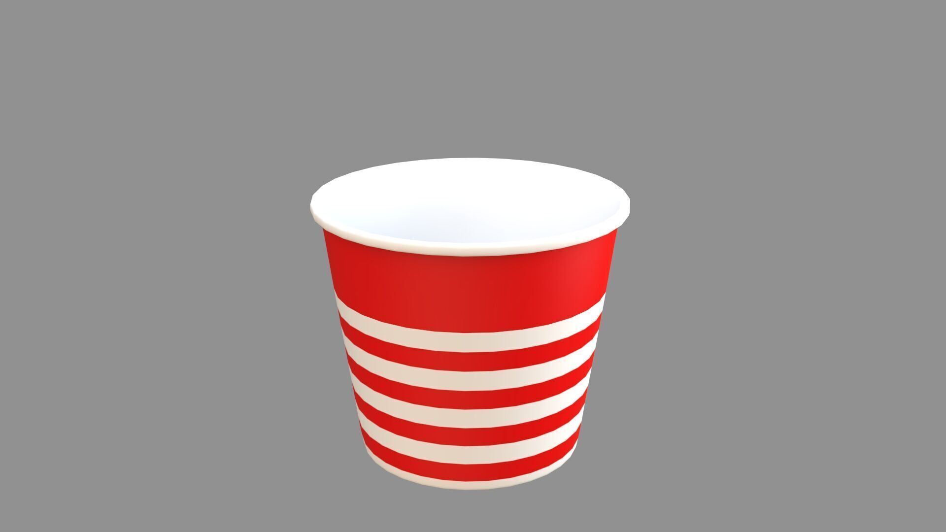 popcorn tub collection of 9 3D model_6
