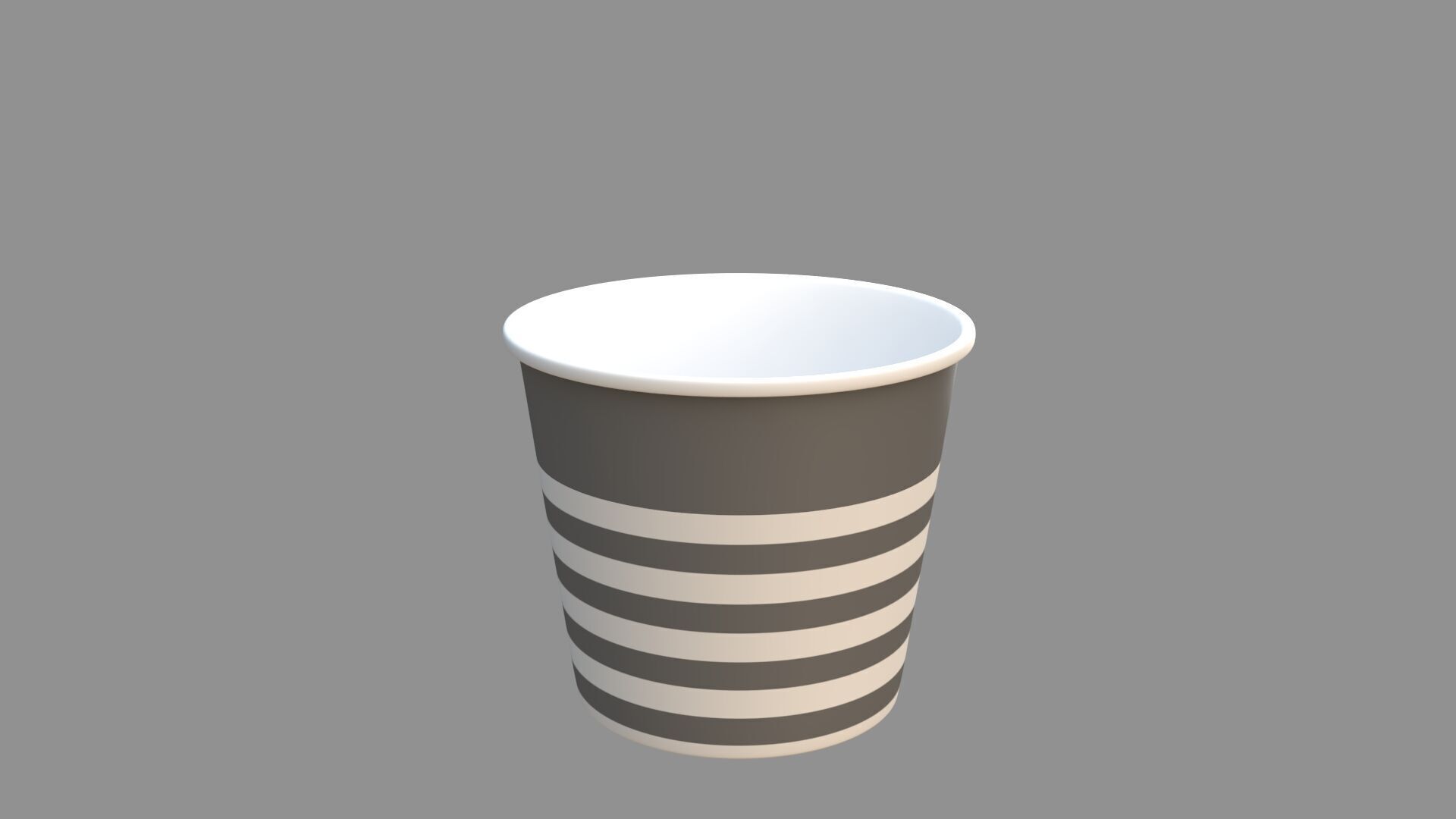popcorn tub collection of 9 3D model_16
