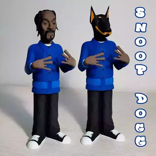SNOOP DOGG VINYL TOY FUNKO GOLD 3D print model