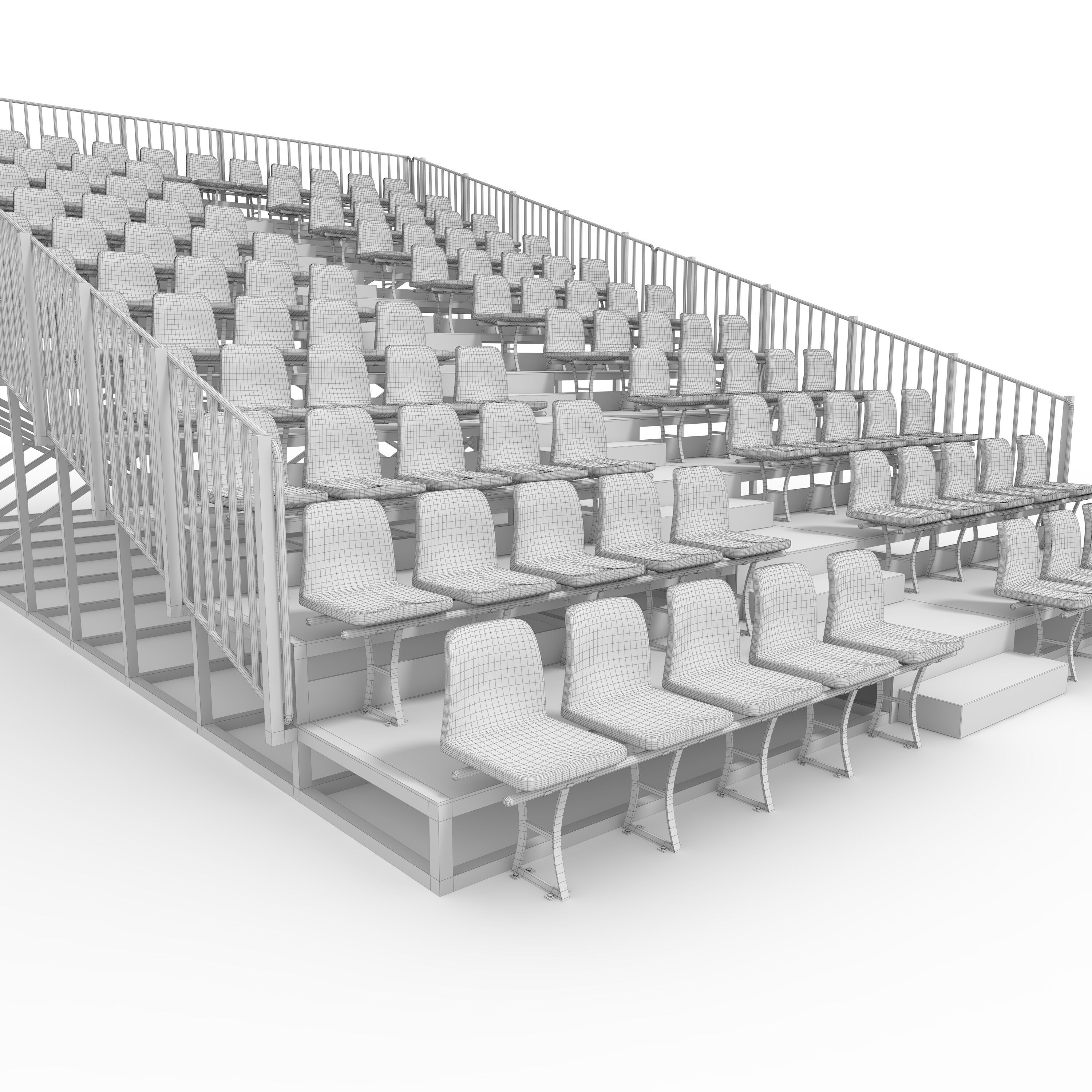 Bleachers 10 3D model_17