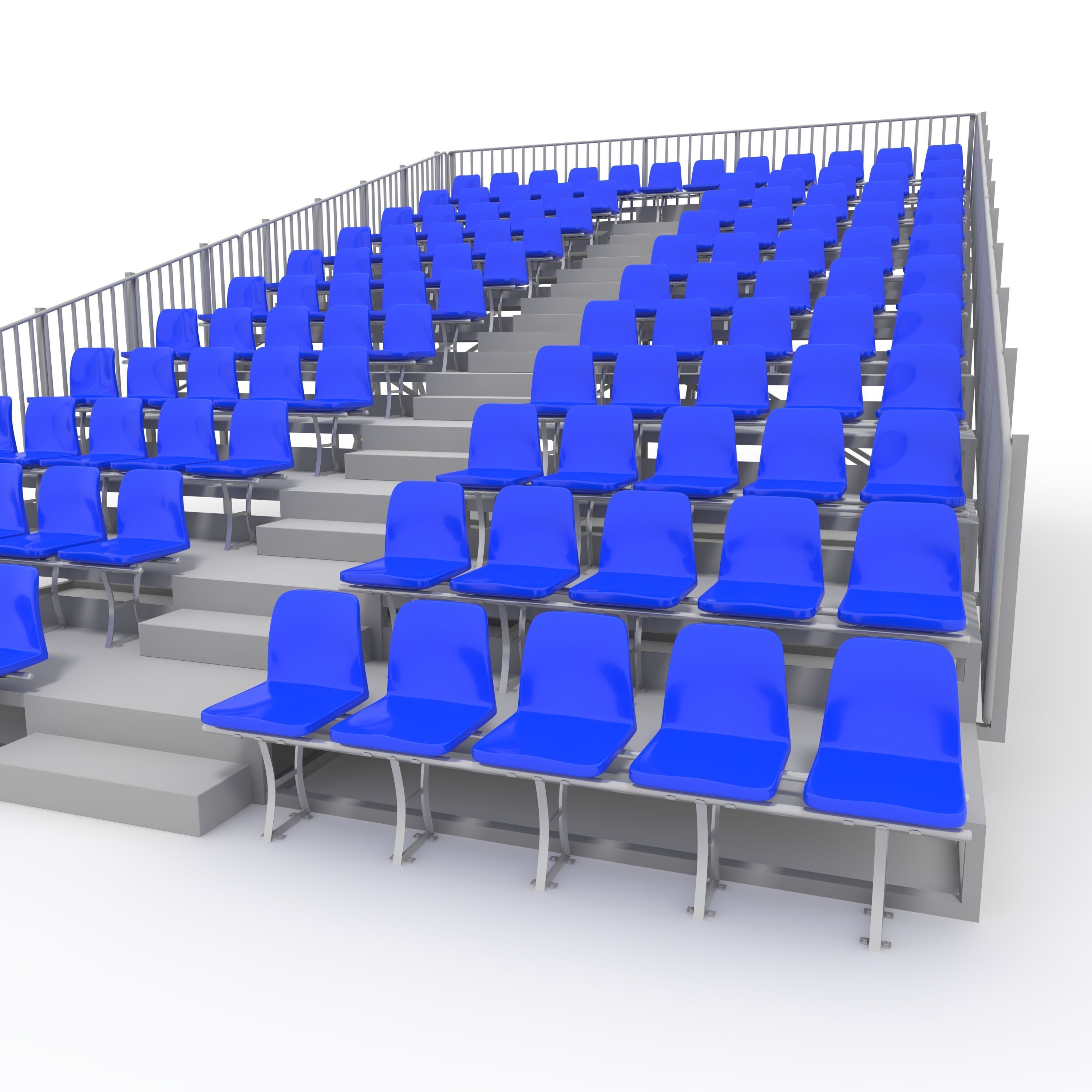 Bleachers 10 3D model_22