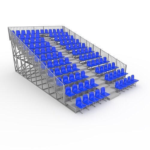 Bleachers 10 3D model