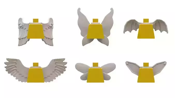 TwindBricks3D - Minifigures Wings
