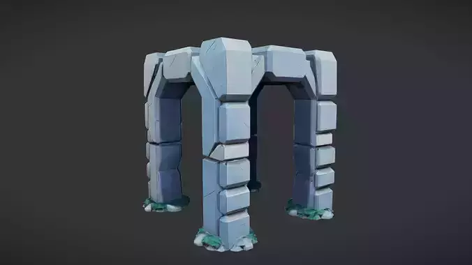 stone archway with foliage