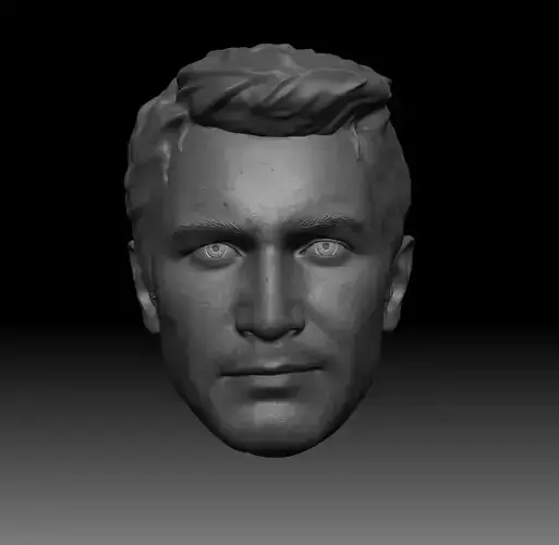 ONE6 Scale Head- Nathan Drake- Uncharted 3D print model
