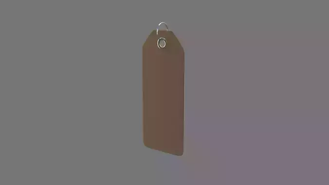 Price Tags Brown 3D model