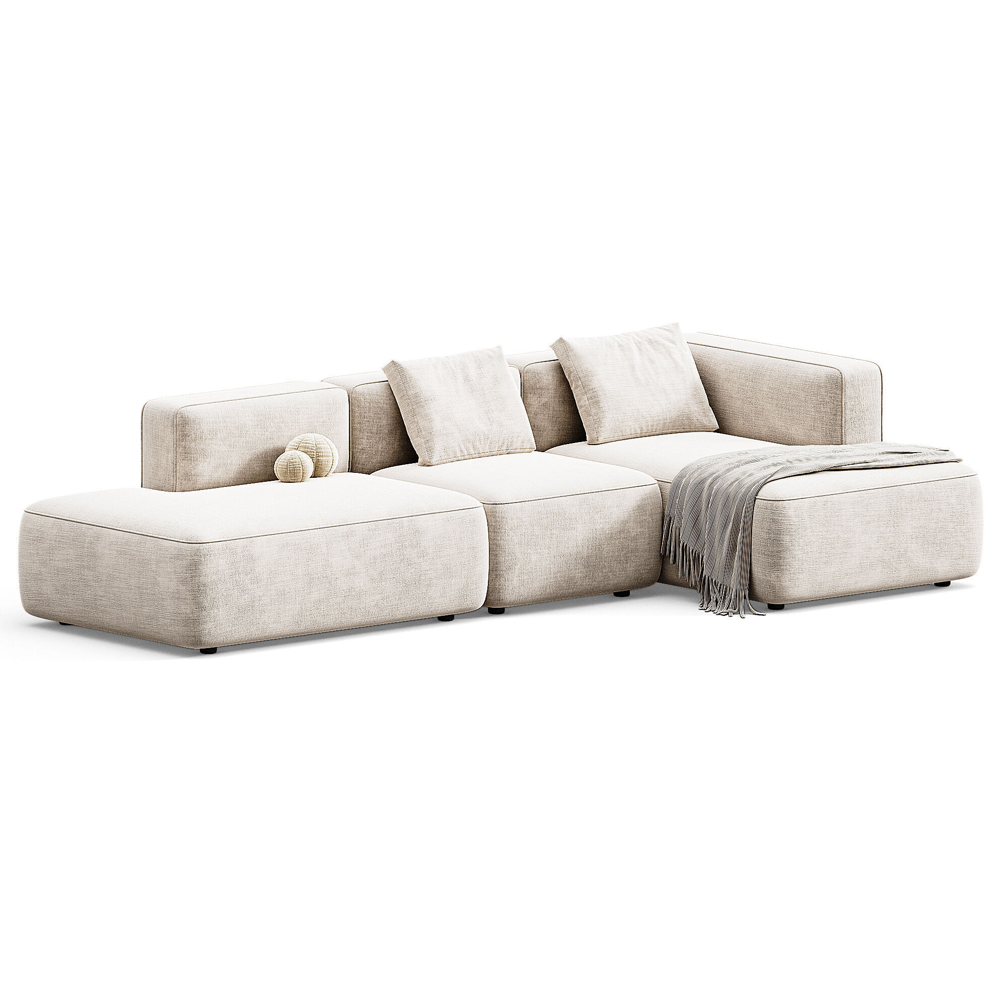 Basecamp open and sofa 3D model_4