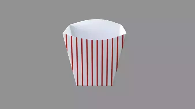popcorn tub striped red