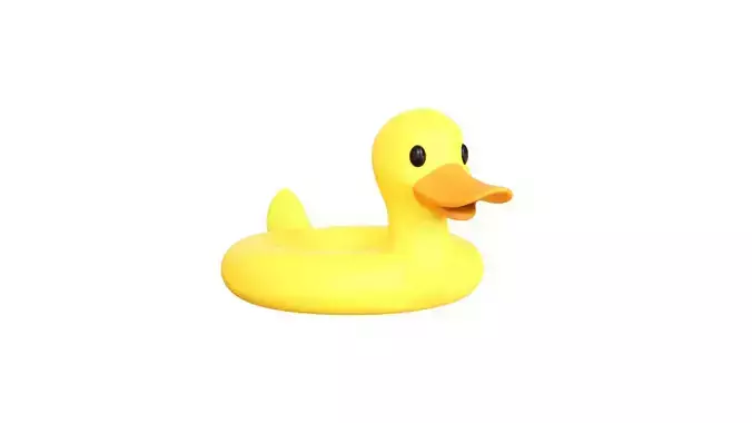 Rubber Ring Duck - Pool Float 