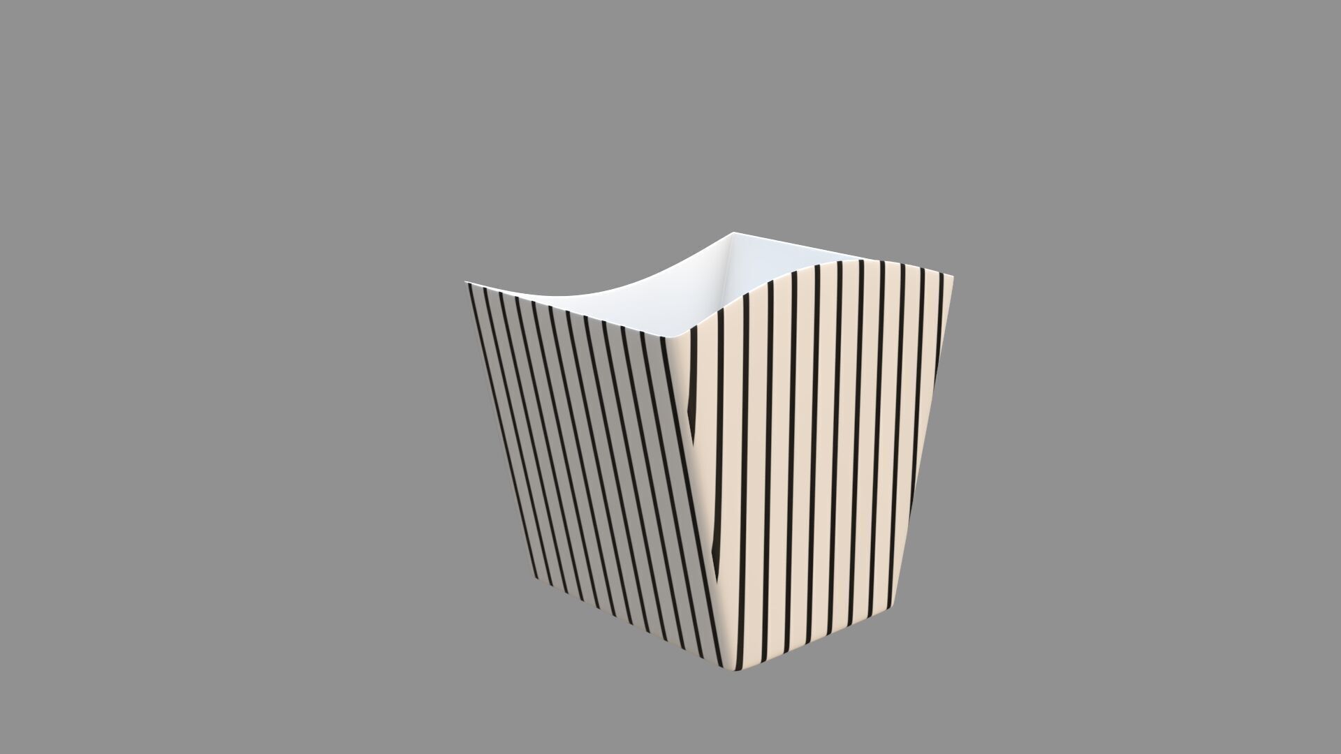 popcorn tub striped collection 3D model_21