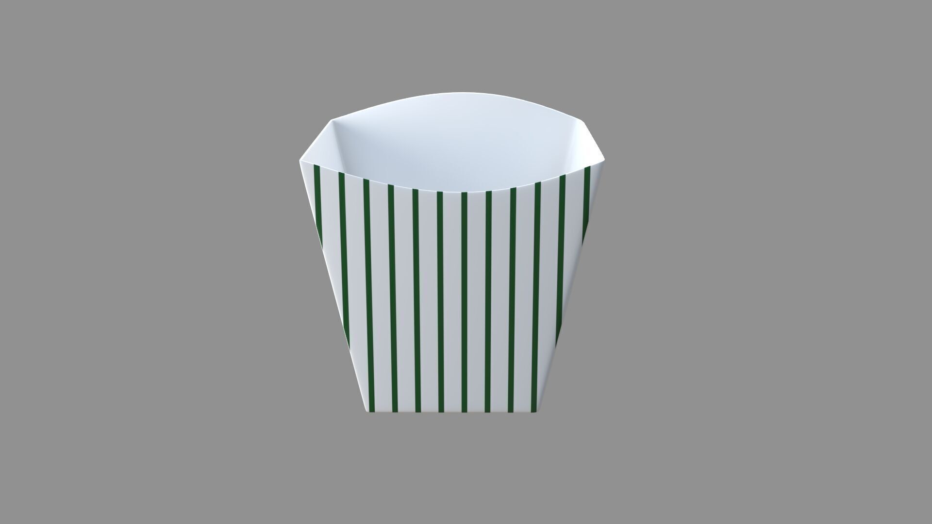 popcorn tub striped collection 3D model_11