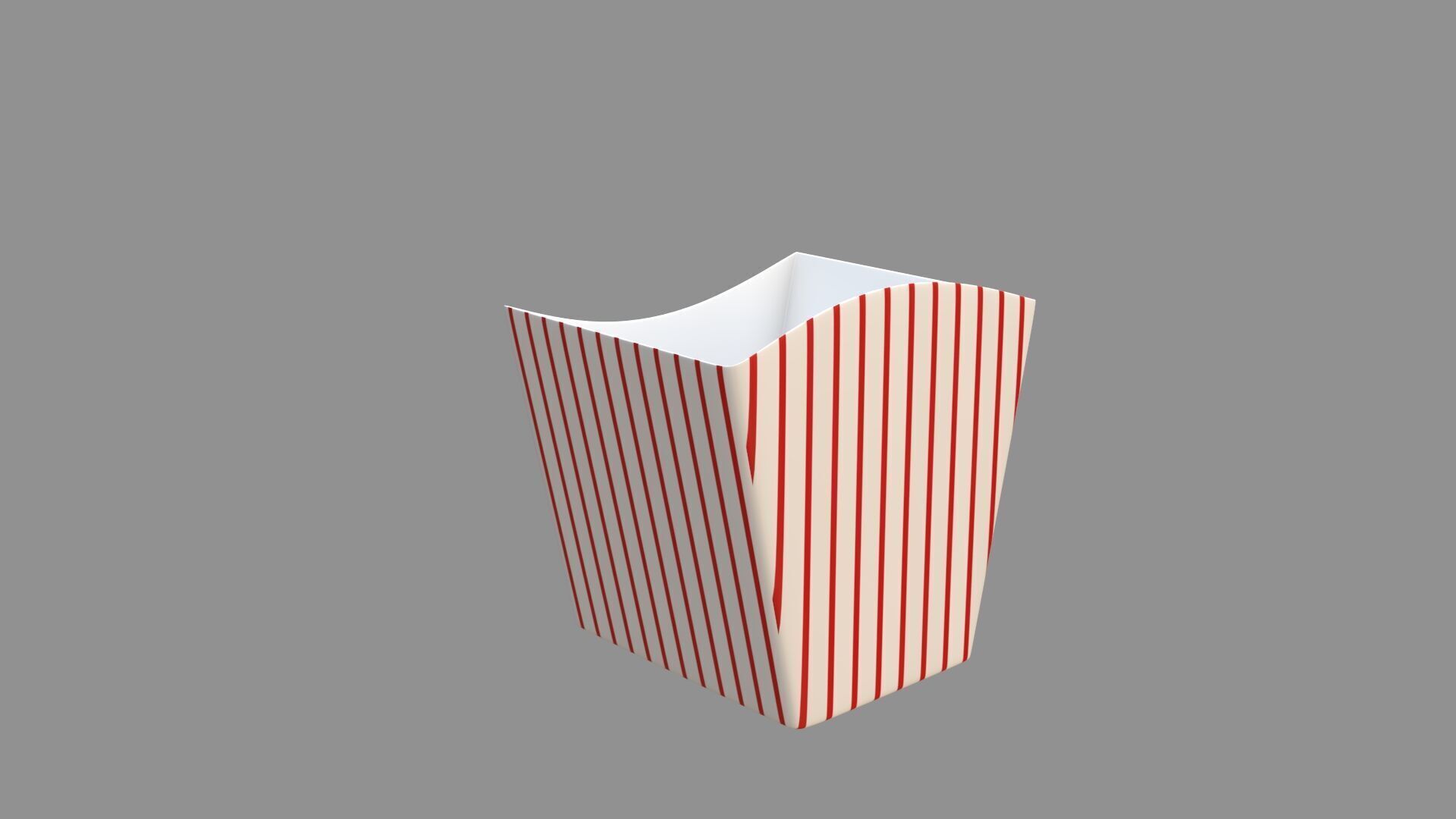 popcorn tub striped collection 3D model_6