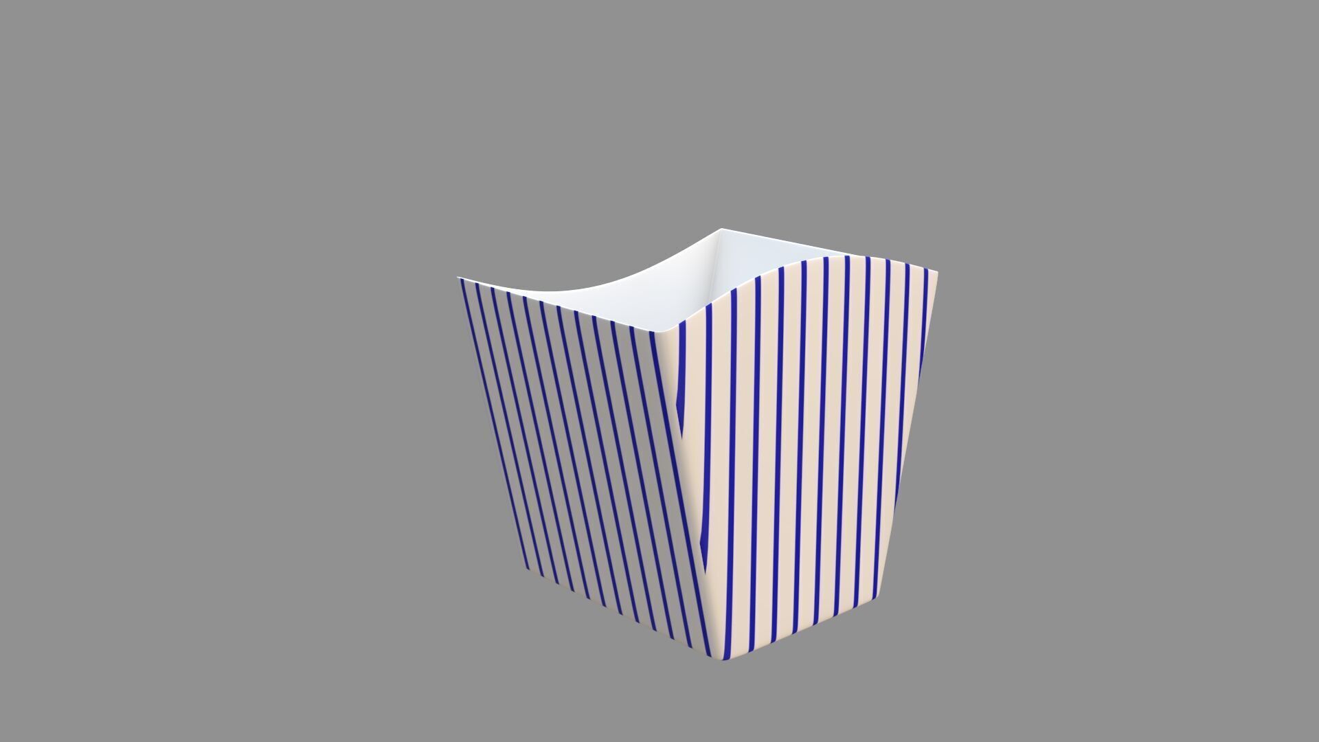 popcorn tub striped collection 3D model_12
