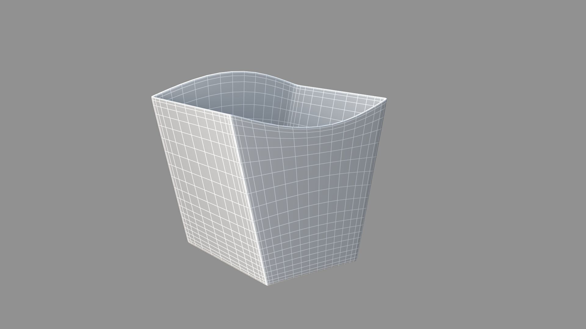 popcorn tub striped collection 3D model_14