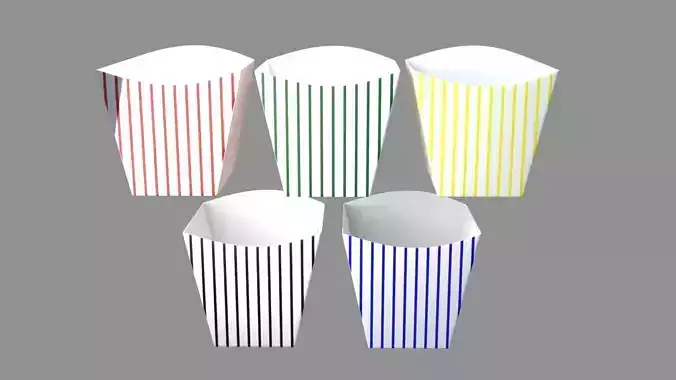 popcorn tub striped collection