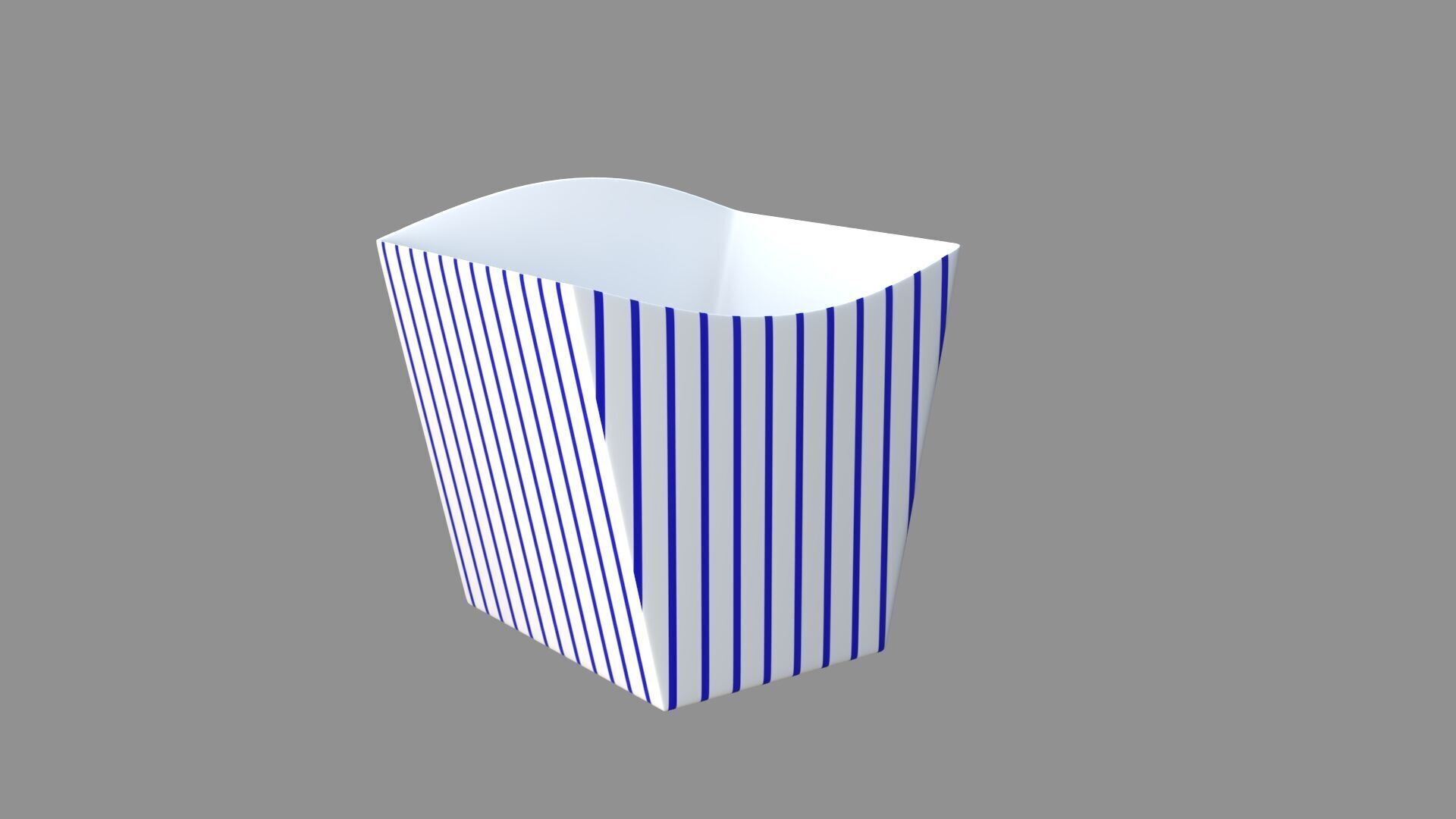 popcorn tub striped collection 3D model_13