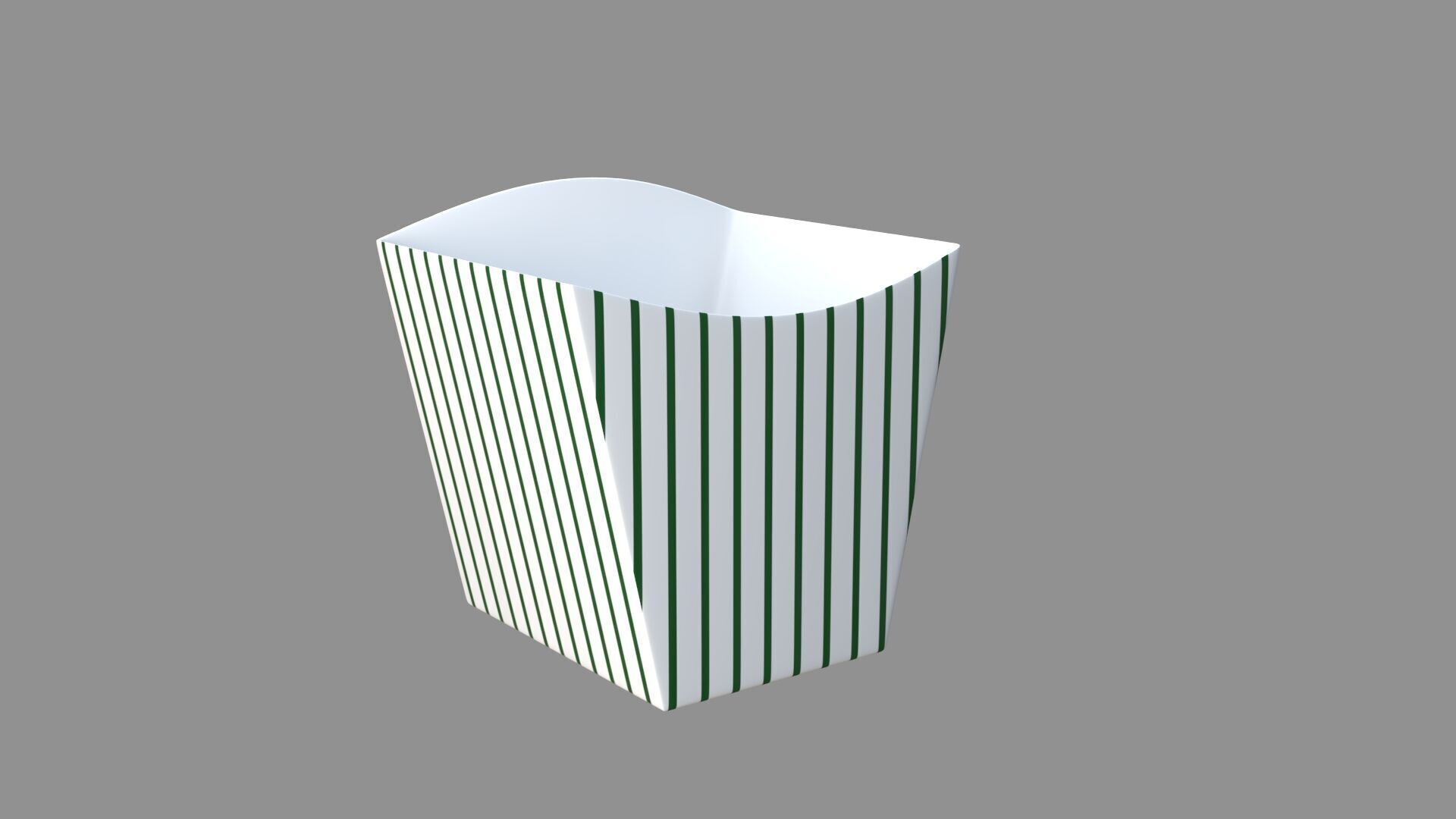 popcorn tub striped collection 3D model_9