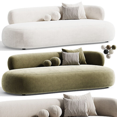 Canape haricot Alba Sofa by Westwingnow 3D model