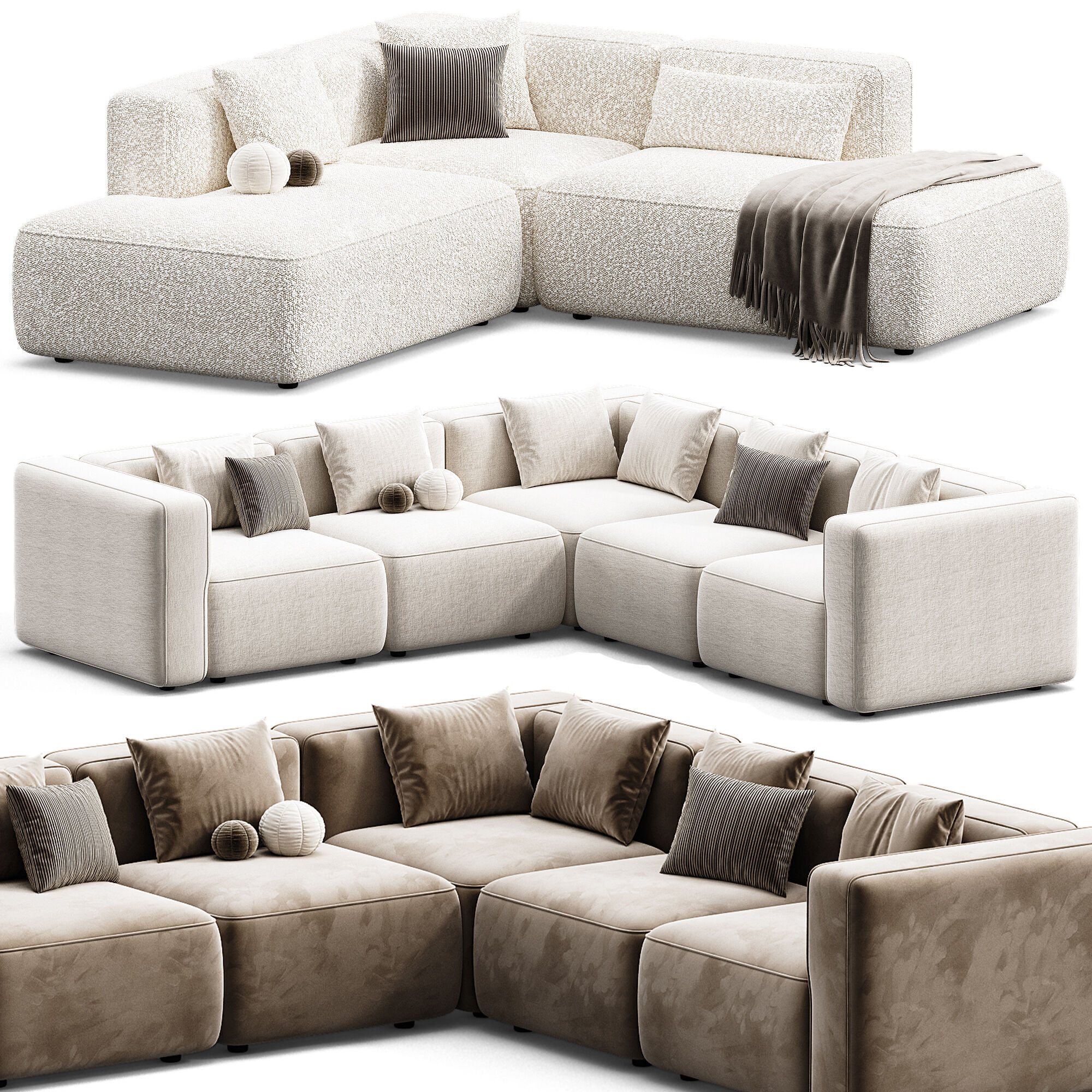BASECAMP CORNER SOFA 3D model_4