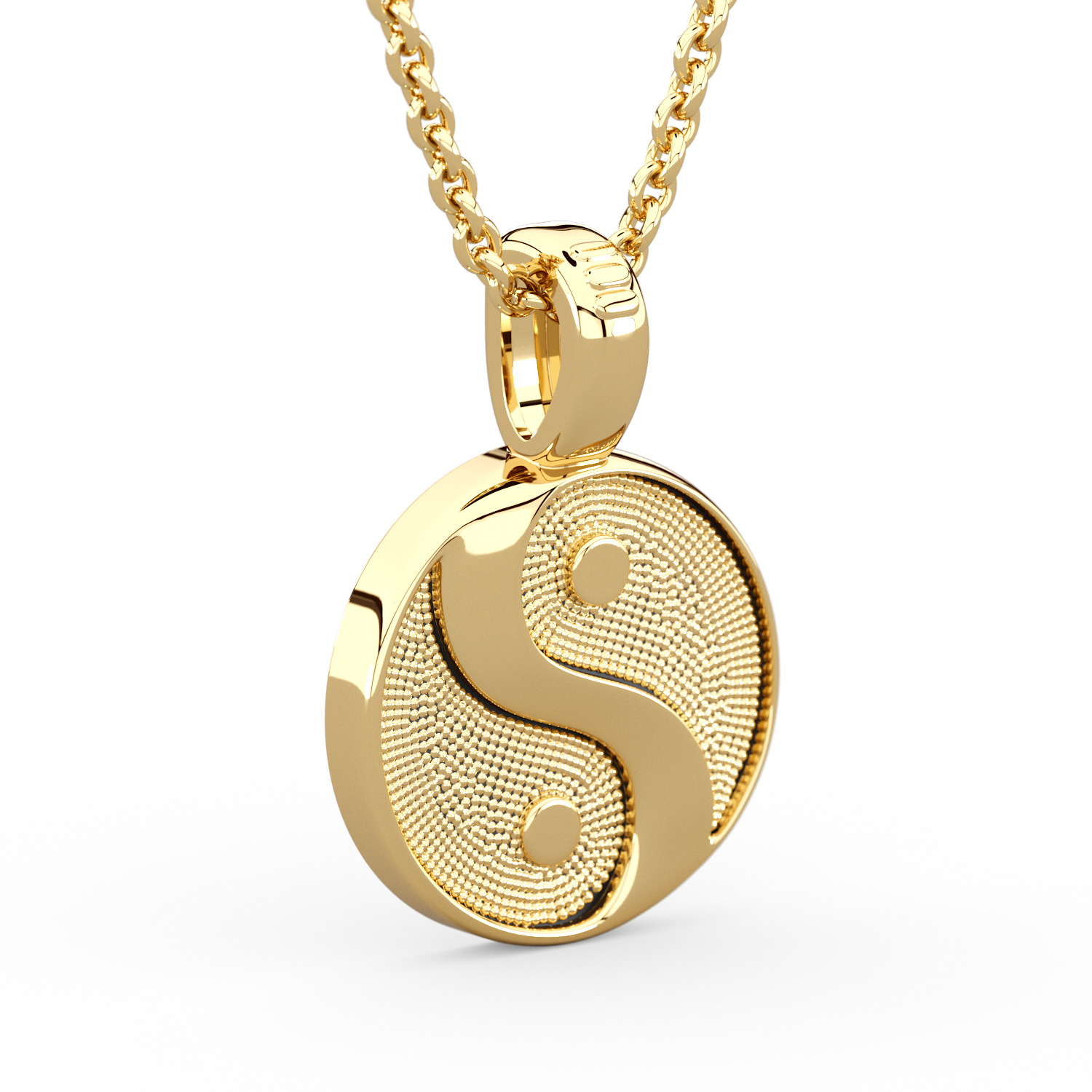 Yin-Yang Pendant 3D print model_1