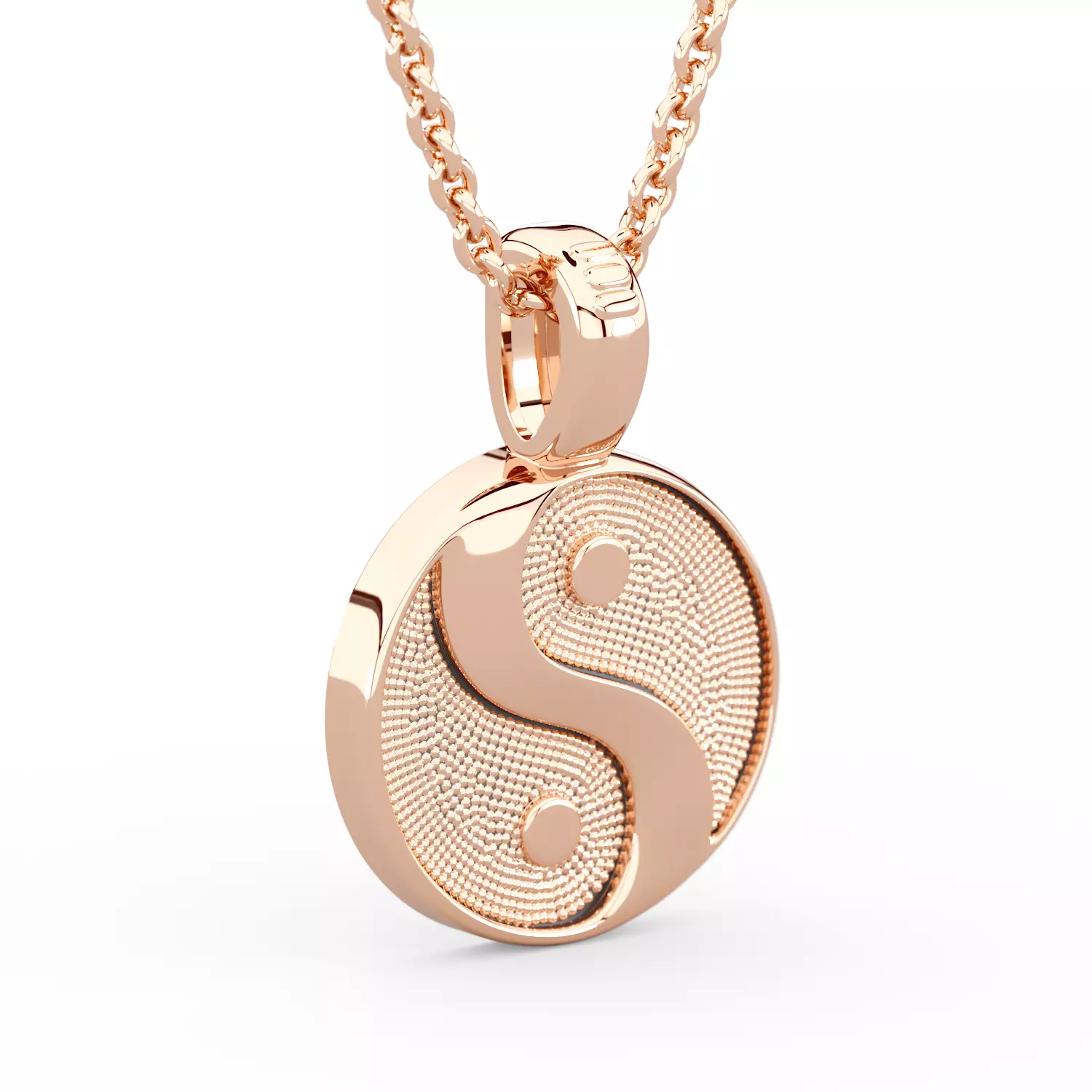 Yin-Yang Pendant 3D print model_0