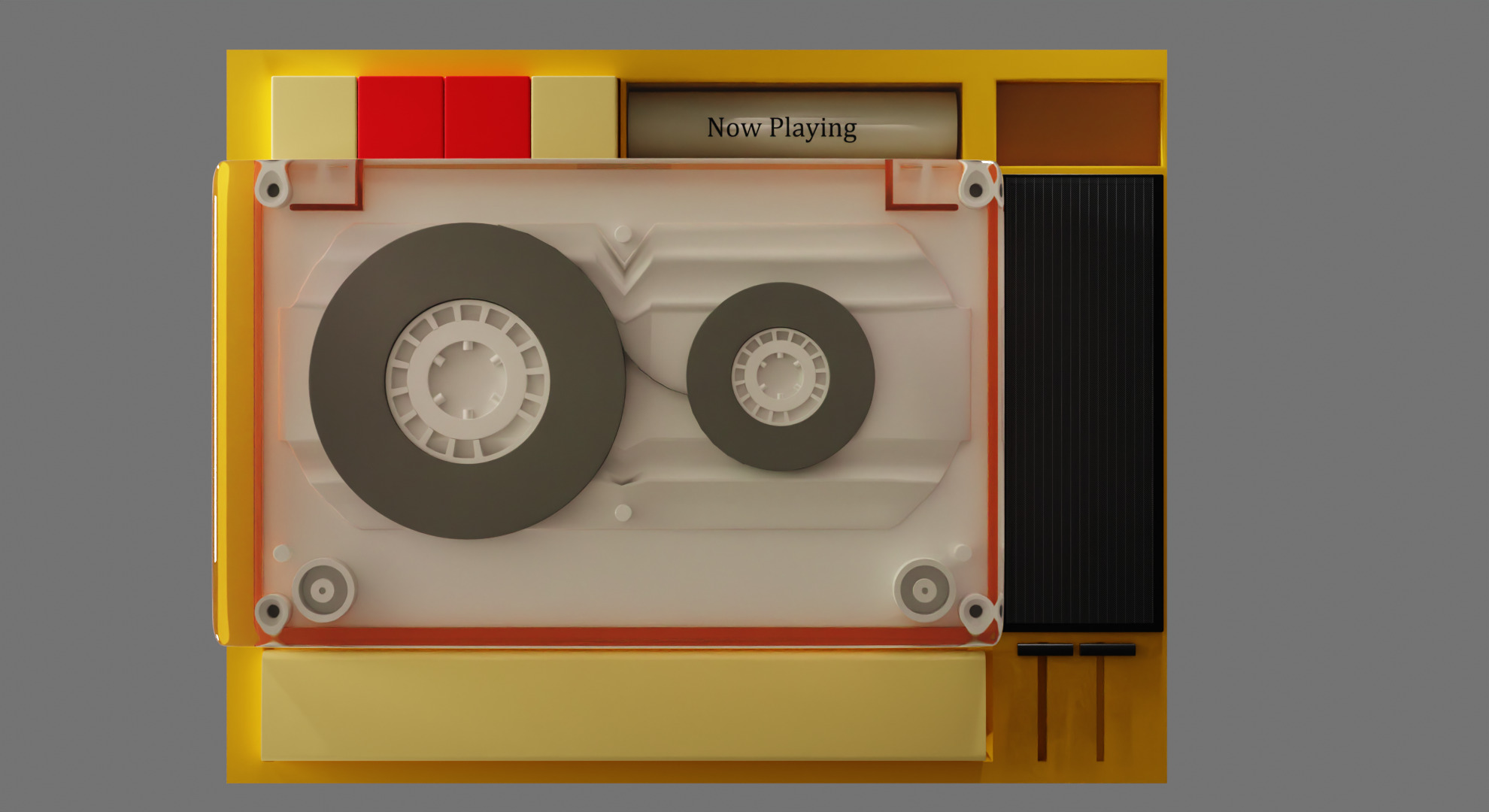 3D Cassette Tape 3D model_10