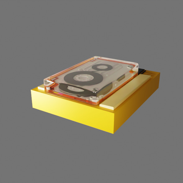 3D Cassette Tape 3D model_6