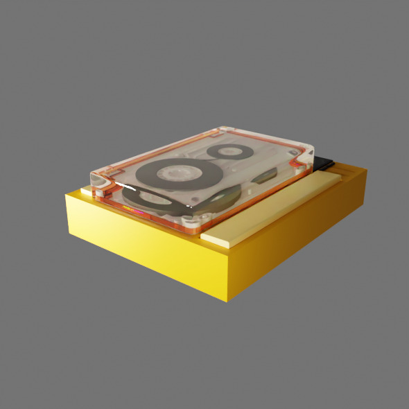 3D Cassette Tape 3D model_4